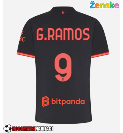 Ženske Nogometnih dresov AC Milan Goncalo Ramos #9 Tretji 2026-27 Kratki rokavi Ženske Nogometnih dresov AC Milan Goncalo Ramos #9 Tretji 2026-27 Kratki rokavi